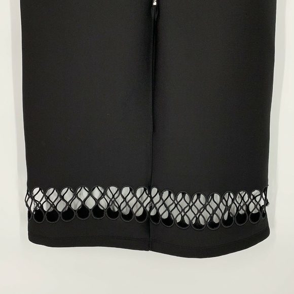 French Connection Black Clara Eight Scuba Dress - Picture 9 of 10